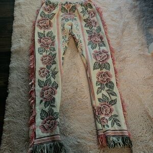 tapestry rose pants - size S/M